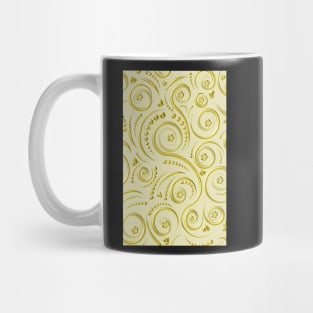 Gold swirls Mug